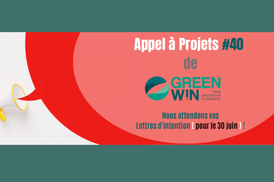 GreenWin lance l’appel à projets de pôle #40, dont l’aboutissement aura lieu en décembre 2023