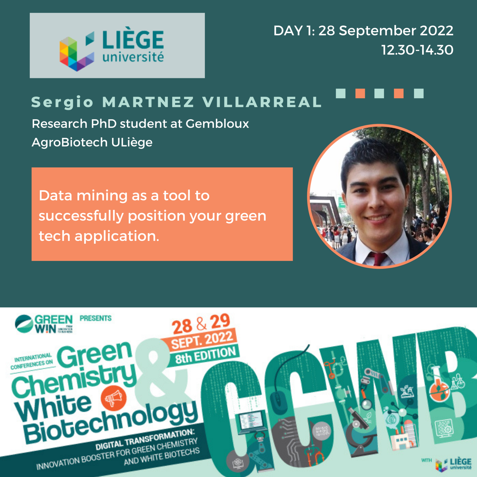 How can data mining be a tool to successfully position your green tech application? To find out, meet Sergio MARTINEZ VILLAREAL from ULiège's Gembloux Agro-Biotech