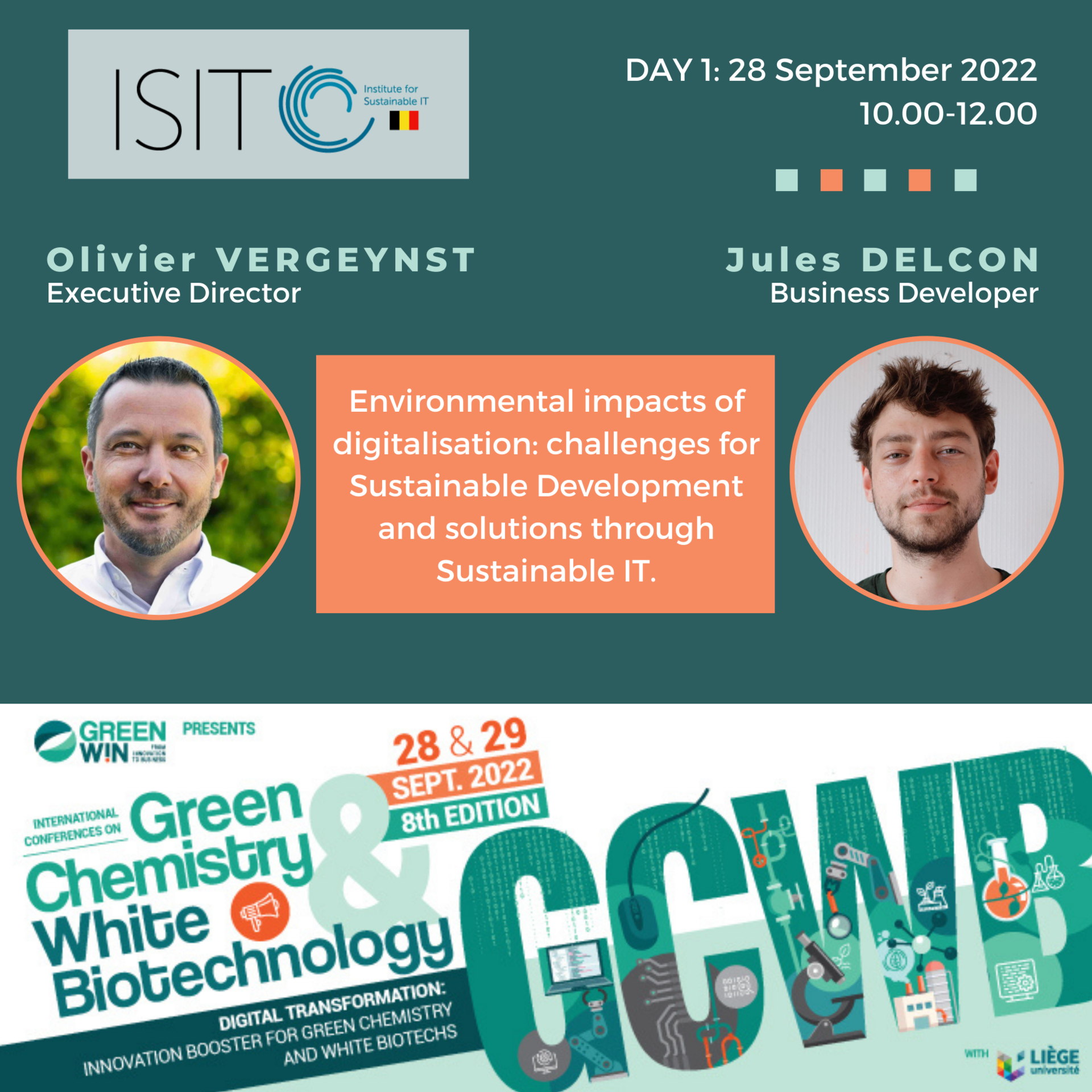 How to face the environmental impact of IT and how can Sustainable IT bring solutions ? Find out with Jules DELCON & Olivier VERGEYNST
