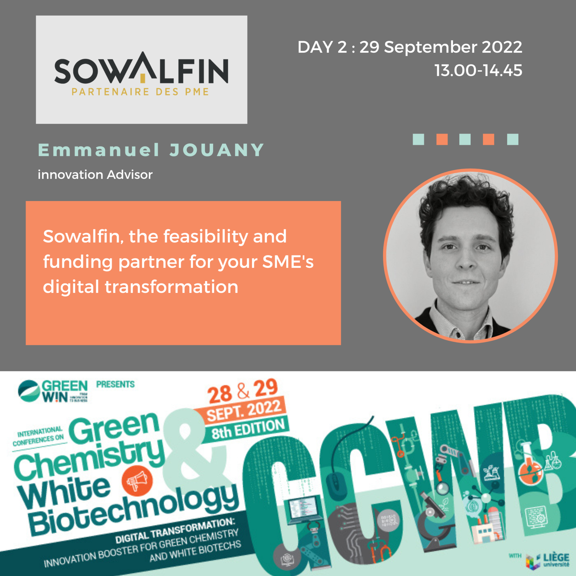 How can Sowalfin be your SME’s feasibility and funding partner to your SME digital transformation? Find out with Emmanuel JOUANY from SOWALFIN