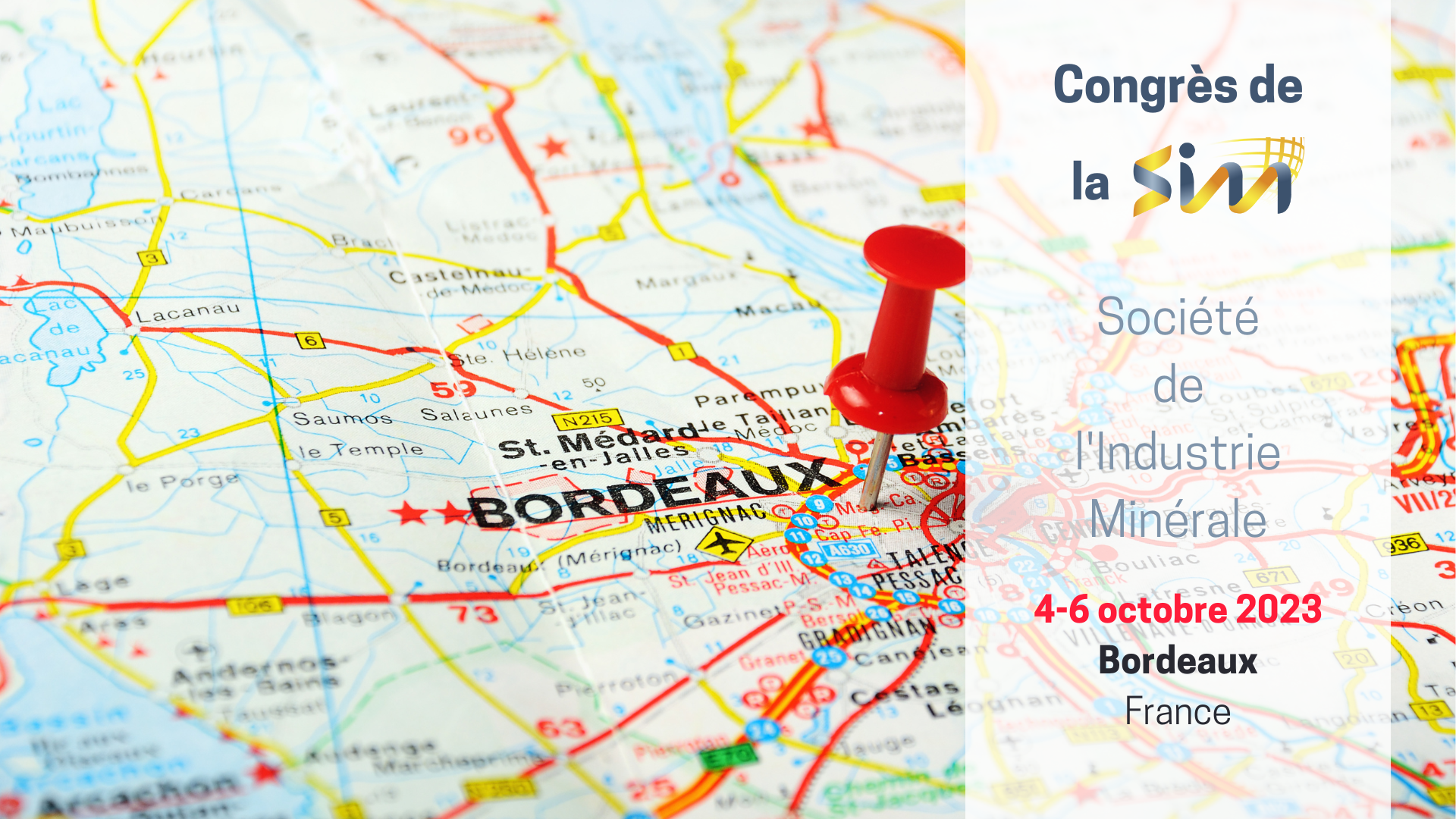 Le Congrès de la SIM, la Société de l'Industrie Minérale,  recevra une délégation d'acteurs wallons : GreenWin en sera ! Et vous ?