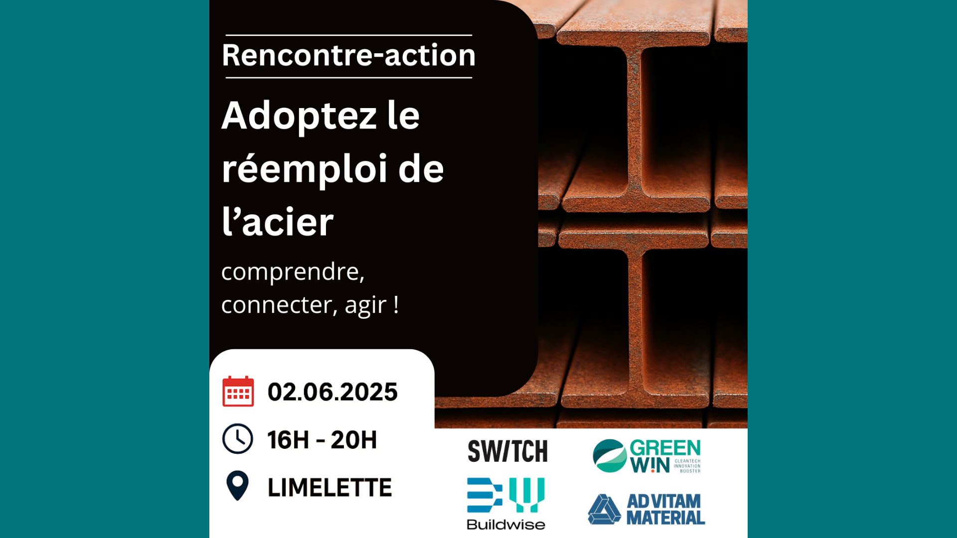 Adopter le réemploi des poutrelles en acier : comprendre, connecter et agir !