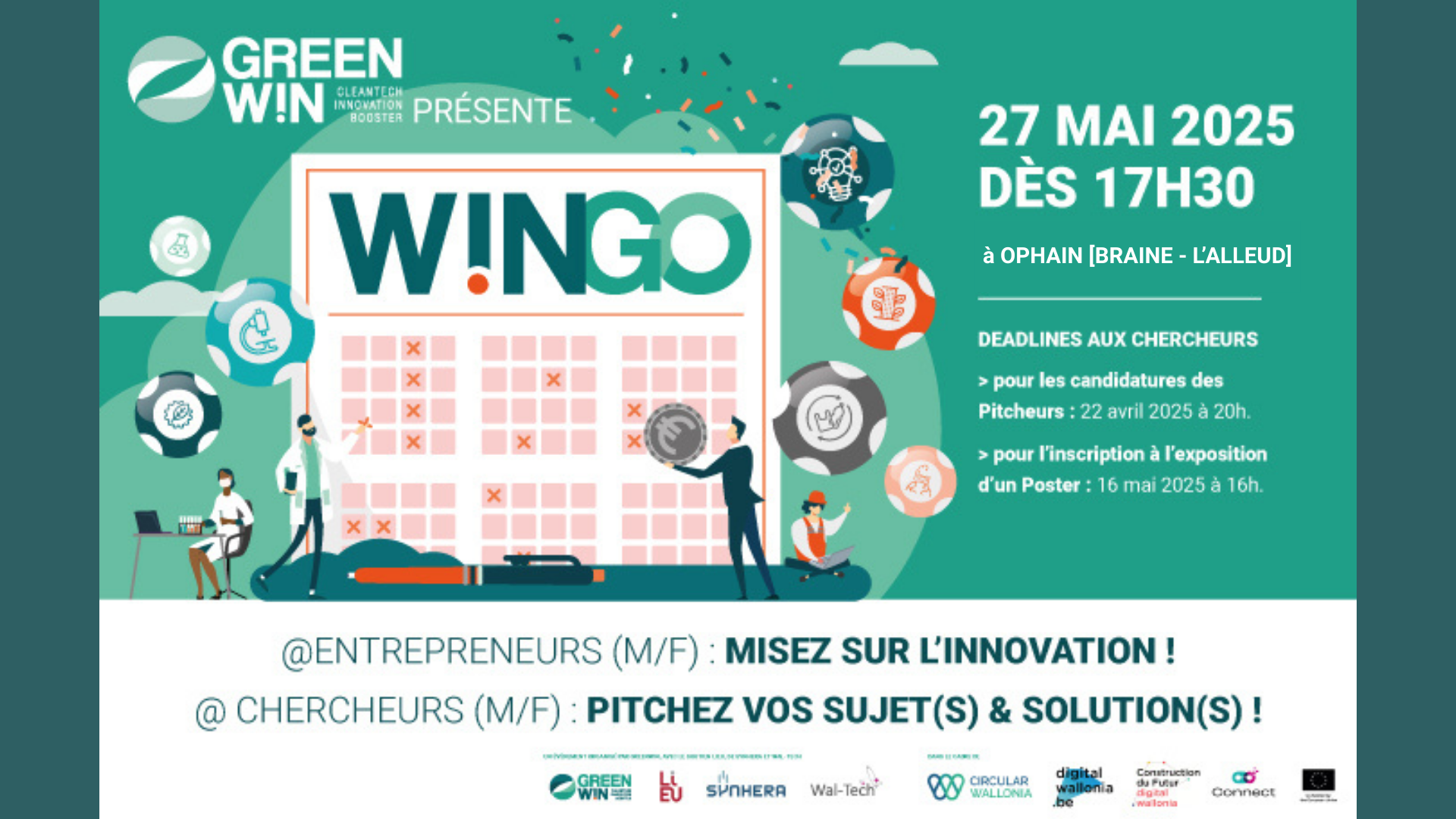 Vous gérez une PME et souhaitez booster son potentiel d’innovation pour rester compétitif ?  Participez à W!nGO !