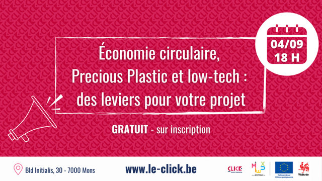 Vous êtes porteur·euse de projet, créateur·rice ou artiste ? Envie d’innover autrement ? Explorez comment l’économie circulaire, le mouvement Precious Plastic et la Low-Tech peuvent transformer votre manière de concevoir, produire et entreprendre