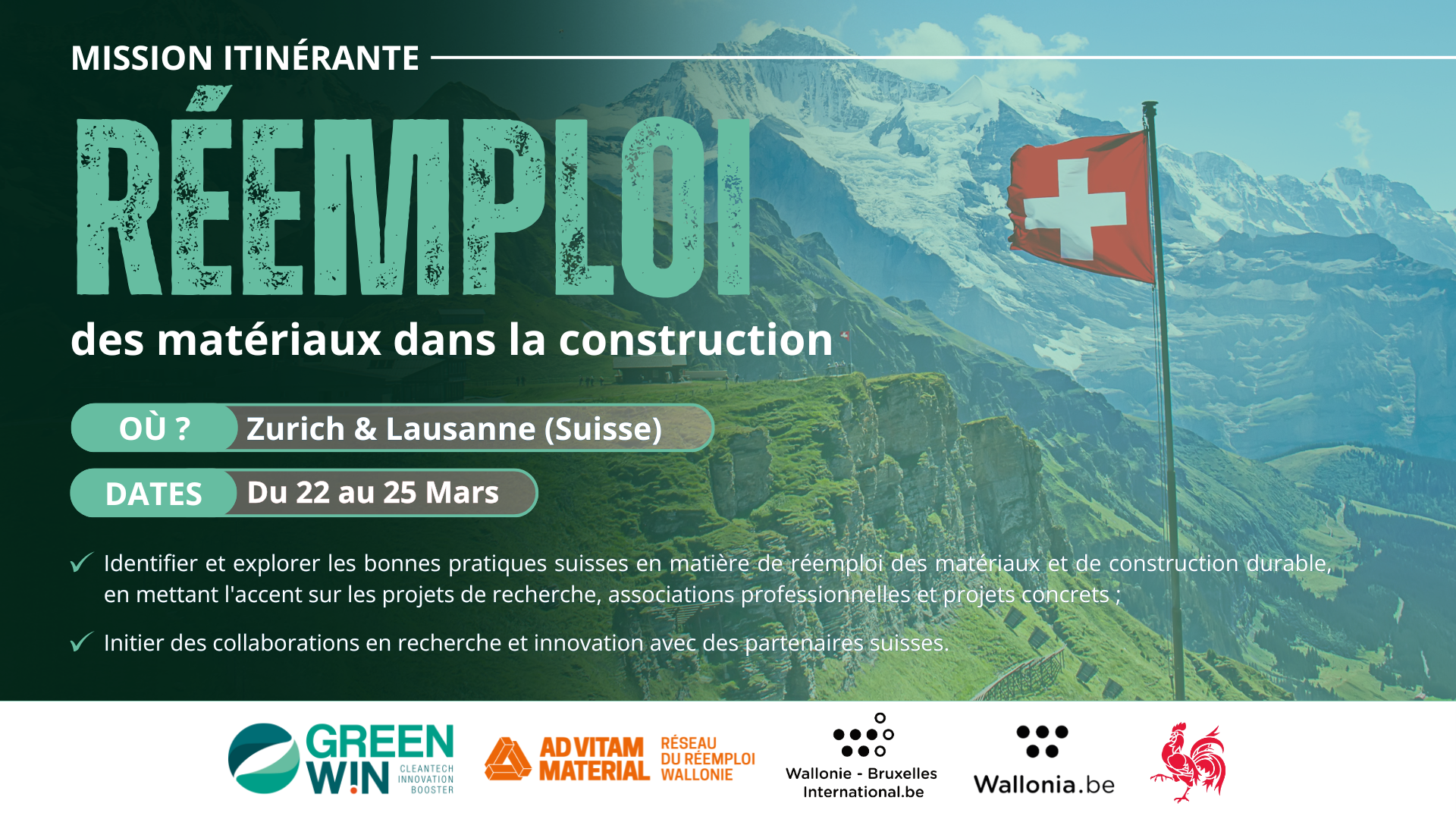 Mission en Suisse - Réemploi des Matériaux dans la Construction