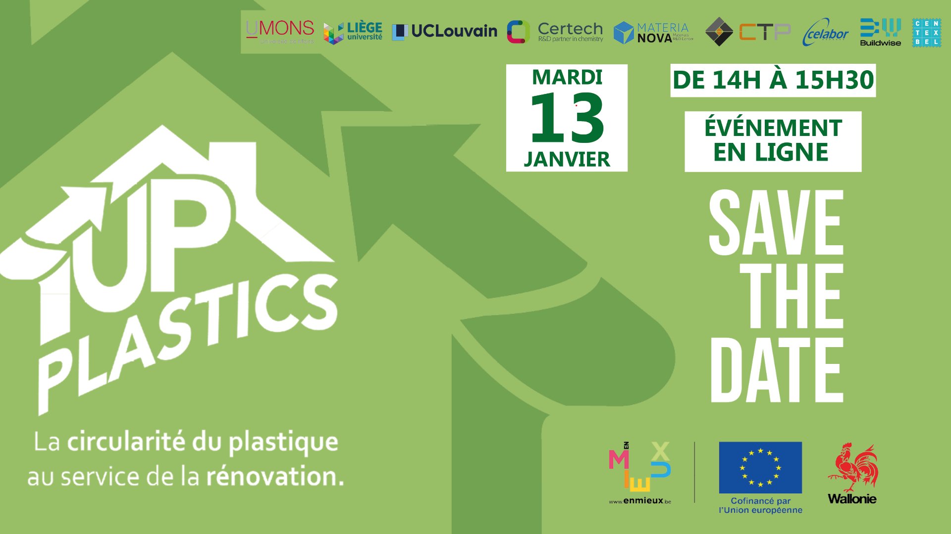 Save the date | UP_PLASTICS : l’écoconception et la circularité au service des matériaux de demain
