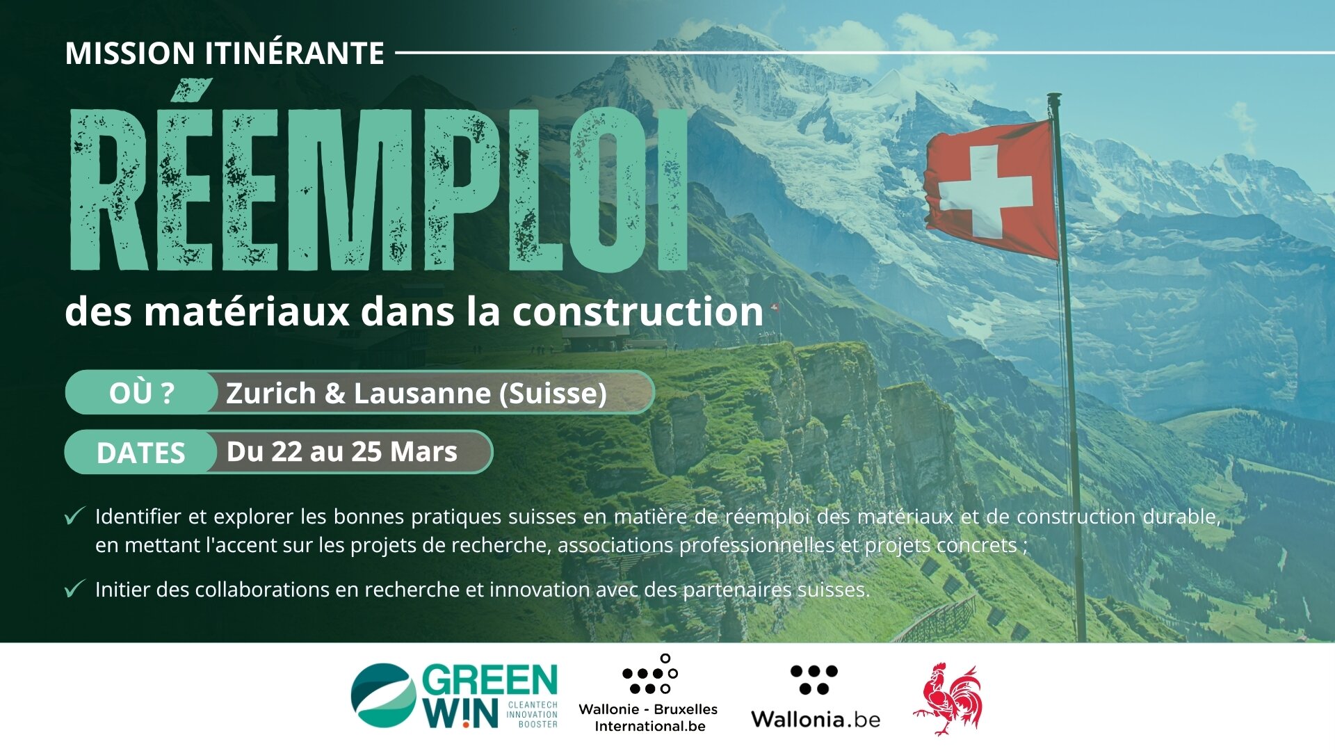 Mission en Suisse - Réemploi des Matériaux dans la Construction