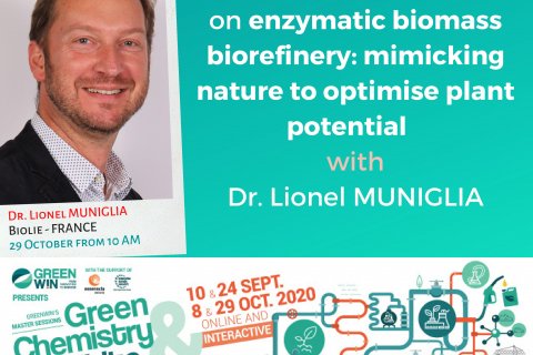 Meet Dr Lionel MUNIGLIA from Biolie - France on our Master Session #4 (the last episode of the series) on 29 Octobrer