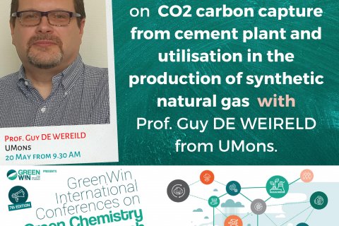 How does CCU from cement plant and utilisation help producing synthetic natural gas? Prof. Guy DE WEREILD from UMons knows all about it!