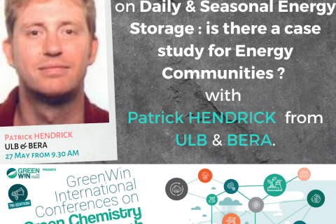 Daily & Seasonal Energy Storage : is there a case study for Energy Communities ? To find out, meet Patrick HENDRICK from ULB & BERA