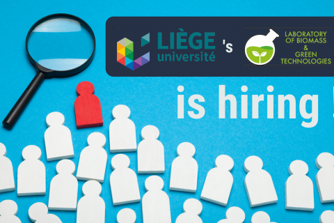 The University of Liège's Laboratory of Biomass & Green Technologies is hiring for 2 positions