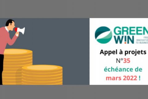 GreenWin lance l’appel à projets #35 - échéance mars 2022