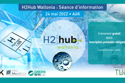 Séance d'info H2Hub: tout savoir sur le programme HECO2 et la nouvelle filière hydrogène wallonne