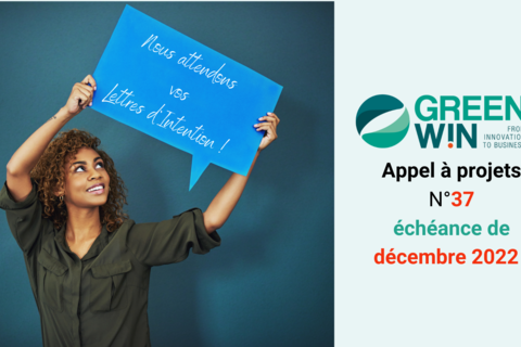 GreenWin lance l'appel à projets #37 dont la procédure aboutira en décembre 2022.