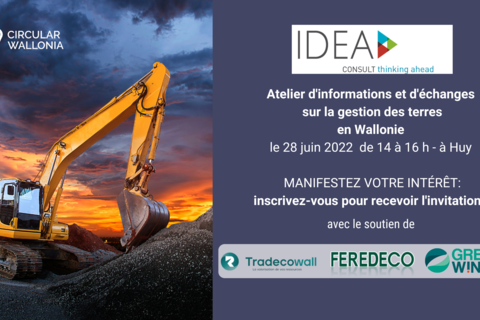 Inscrivez-vous à un atelier d'information et d'échanges sur la gestion des terres en Wallonie