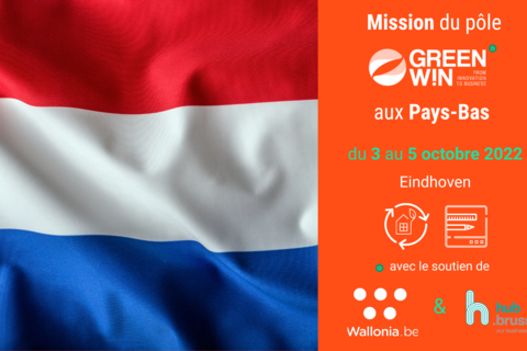 Mission de GreenWin* au Pays-Bas, du 3 au 5 octobre 2022, sur le thème 