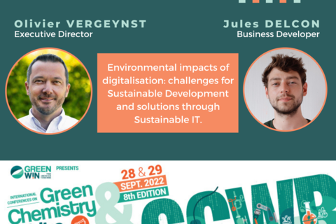 How to face the environmental impact of IT and how can Sustainable IT bring solutions ? Find out with Jules DELCON & Olivier VERGEYNST