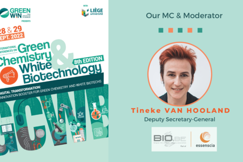 Meet our Mistress of Ceremony at GreenWin’s Conferences on Green Chemistry & White Biotech.