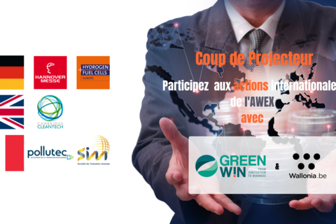 Participez aux actions internationales organisées par GreenWin, l'AWEX et WBI
