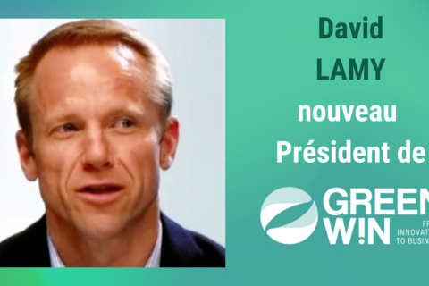 David LAMY, Directeur général de Tradecowall, est élu Président du pôle GreenWin