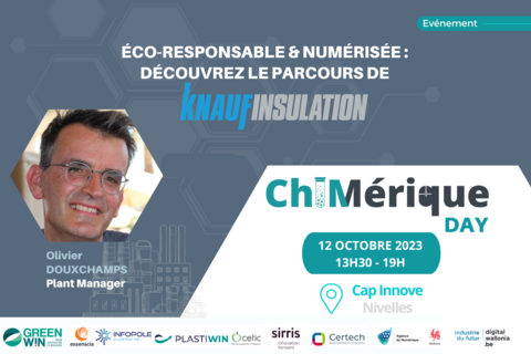 Rencontrez un champion inspirant de la numérisation en entreprise [secteur chimie, caoutchouc, plastique]  Olivier DOUXCHAMPS, Plant Manager de KNAUF INSULATION