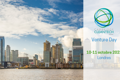 GreenWin participera au Cleantech Venture Day organisé par son partenaire britannique Cambridge Cleantech