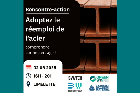 Adopter le réemploi des poutrelles en acier : comprendre, connecter et agir !