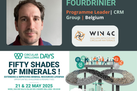 WIN4C: paving the way for a Walloon Circular Materials Valley within the EU, an ambition presented by Lionel FOURDRINIER