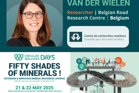 GreenWin presents Audrey VAN DER WIELEN, Researcher at the Belgian Roads Research Centre