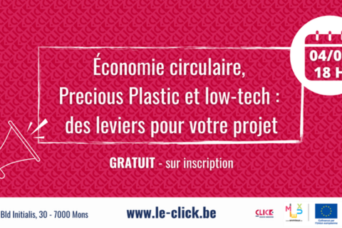 Vous êtes porteur·euse de projet, créateur·rice ou artiste ? Envie d’innover autrement ? Explorez comment l’économie circulaire, le mouvement Precious Plastic et la Low-Tech peuvent transformer votre manière de concevoir, produire et entreprendre