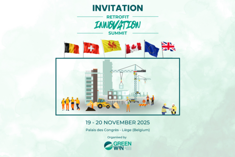 Retrofit Innovation Summit - 19 et 20 Novembre à Liège